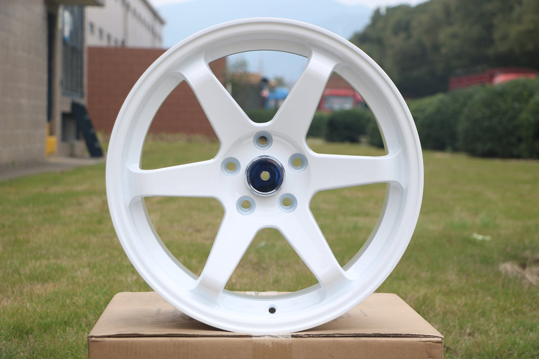 Grid Style Wheels White