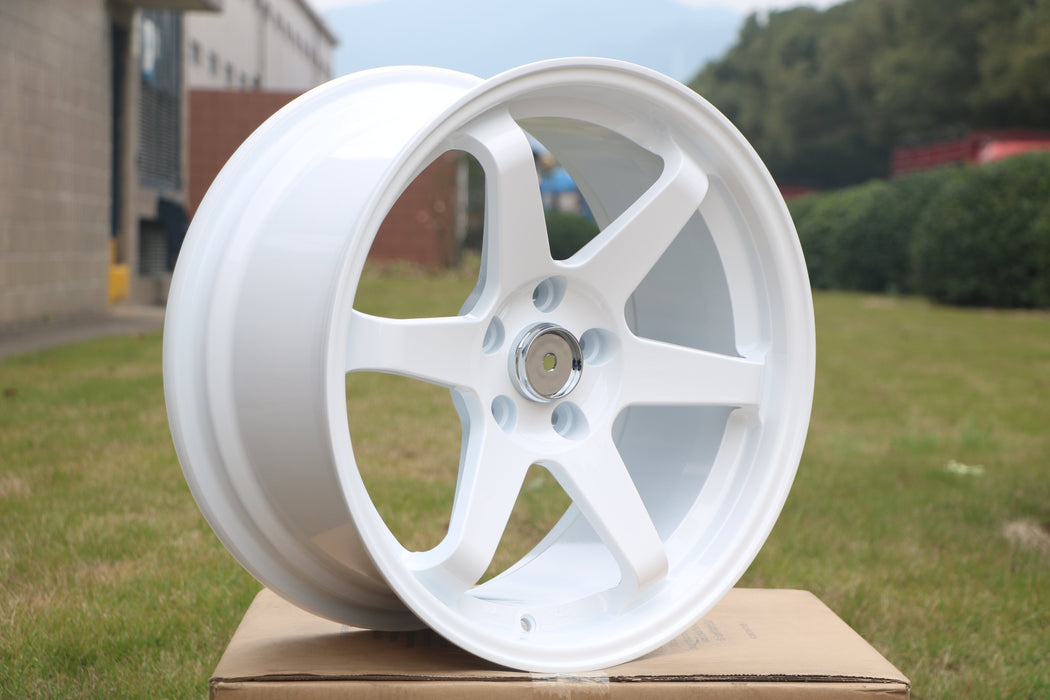 Grid Style Wheels White