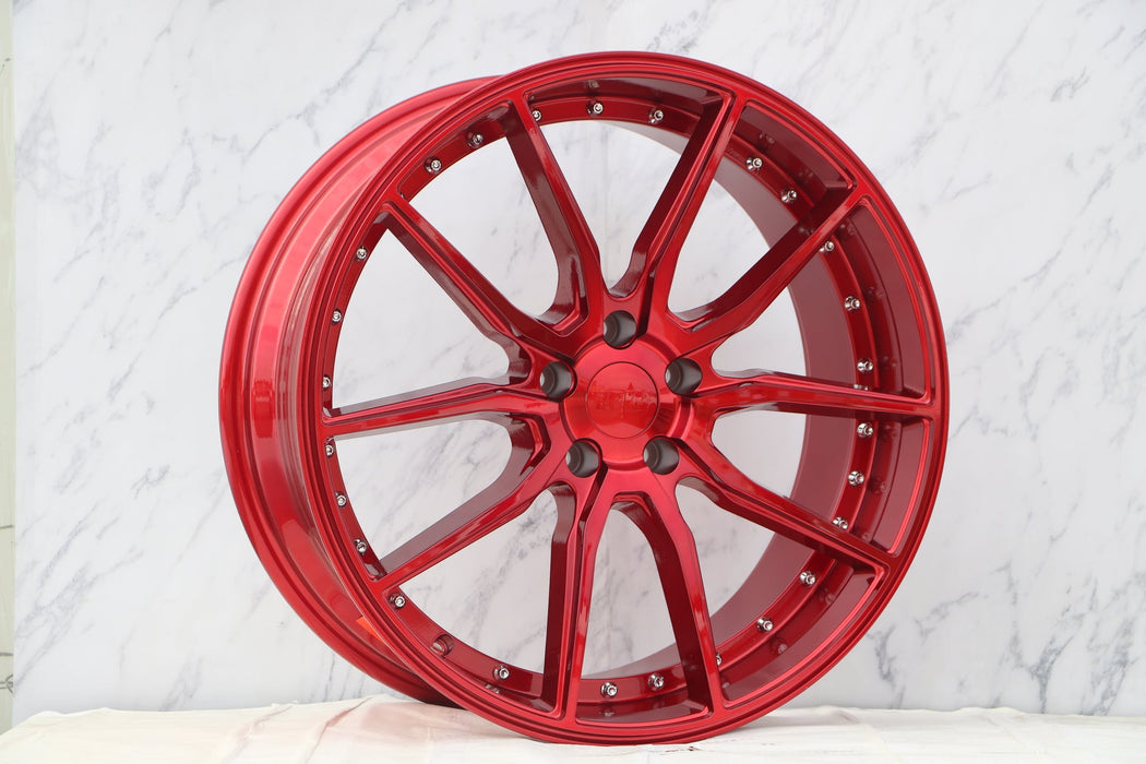 Mesh Style Wheels Red