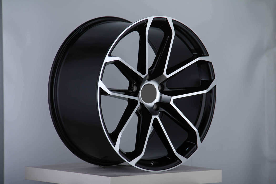 Porsche Cayenne GT Style Wheels Black Machined Face