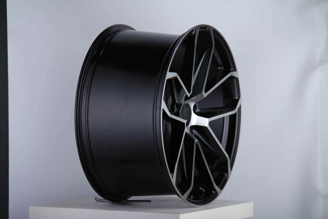 Porsche Cayenne GT Style Wheels Black Machined Face
