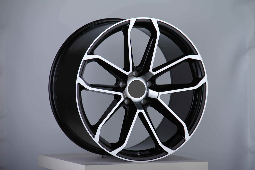 Porsche Cayenne GT Style Wheels Black Machined Face
